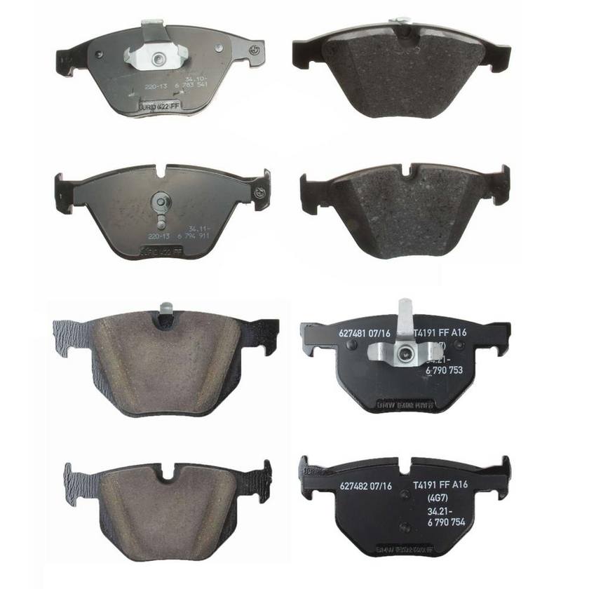 BMW Disc Brakes Kit - Pads Front and Rear